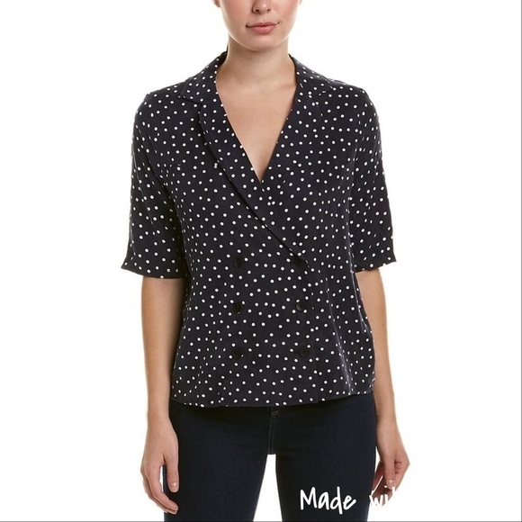 Capulet Jennifer Polka Dot Pajama Top Blouse - Picture 1 of 9